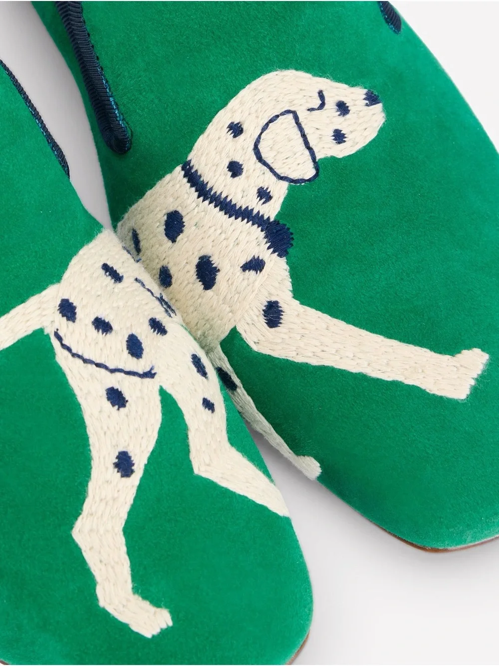 Boden Slipper Cut Loafers Rich Emerald, Dog